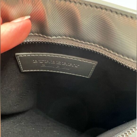 Burberry Silver Patent Leather Lock Trench Clutch - Picture 4 of 8